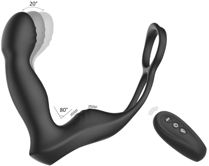 Pulsing Prostate Massager (Remote) AS394-2