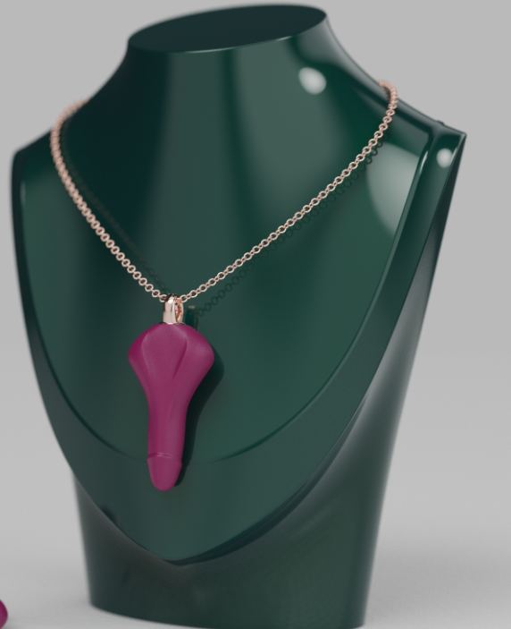 Realistic Toy Necklace Bullet Bullet AS398